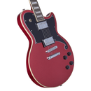D'Angelico PREMIER ATLANTIC Series Electric Guitar (Oxblood)