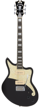 D'Angelico PREMIER BEDFROD Series Electric Guitar (Black Flake)