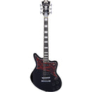 D'Angelico PREMIER BEDFORD Series Offset Solid Body Electric Guitar (Black)