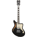 D'Angelico BEDFORD SH Semi Hollow-Body Electric Guitar (Black Flake)