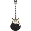 D'Angelico PREMIER BRIGHTON Series Electric Guitar (Black Flake)