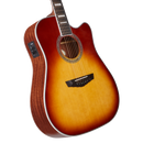 D'Angelico PREMIER BOWERY Series Acoustic Electric Guitar (Iced Tea Burst)