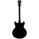 D'Angelico PREMIER DC Series Semi Hollow-Body Electric Guitar (Black Flake)