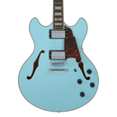 D'Angelico DAPDCSKBCS Guitare électrique semi-creuse (bleu ciel)