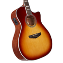 D'Angelico DAPG200ITBAPS Série PREMIER GRAMERCY - Guitare électrique acoustique Gramercy Grand Auditorium CE - Iced Tea Burst