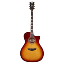 D'Angelico DAPG200ITBAPS Série PREMIER GRAMERCY - Guitare électrique acoustique Gramercy Grand Auditorium CE - Iced Tea Burst