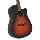 D'Angelico DAPLSD500SVSBCP Bowery LS Dreadnought CE (Satin Vintage Sunburst)