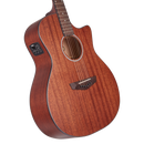 D'Angelico DAPLSG200MAHCP PREMIER GRAMERCY Series - Guitare électrique acoustique Gramercy LS Grand Auditorium CE - Acajou satiné