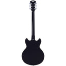 D'Angelico PREMIER MINI DC Series Semi Hollow-Body Electric Guitar (Black Flake)