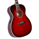 D'Angelico PREMIER TAMMANY Series Acoustic Electric Guitar (Trans Black Cherry Burst)