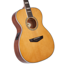 D'Angelico DAPOMVNATAPS PREMIER TAMMANY Series - Guitare électrique acoustique Tammany Orchestra - Vintage Natural