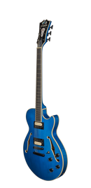 D'Angelico FABRIZIO SOTTI Signature Hollow Body Electric Guitar (Blue)