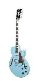D'Angelico PREMIER SS Series Semi-Hollow Body Electric Guitar (Sky Blue)