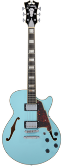 D'Angelico PREMIER SS Series Semi-Hollow Body Electric Guitar (Sky Blue)
