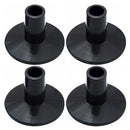 Gibraltar SC-19B Lot de 4 manchons et siège inclinables pour support de cymbale court en ABS – 8 mm
