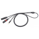 DieHard DHS595LU18 ONEHERO Câble stéréo professionnel 3,5 mm vers 2x XLR mâle 3 broches - 1,8 m