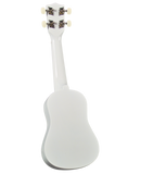 Diamondhead DU-109 Rainbow Soprano Ukulele (White)