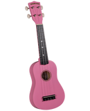 Diamondhead DU-129 Tropical Satin Soprano Ukulele (Flamingo Pink)