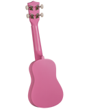 Diamondhead DU-129 Tropical Satin Soprano Ukulele (Flamingo Pink)