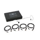 Galaxy Audio ESM8-OBK-4ATCH Microphone omnidirectionnel à oreille unique noir avec 4 câbles pour modèles Audio-Technica Gen 2