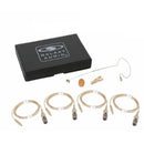 Galaxy Audio ESM8-UBG-4ATCH Microphone unidirectionnel beige avec 4 câbles pour modèles Audio-Technica Gen 2