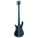 Spector EURO4LXBBM Euro 4Lx - Basse électrique avec micros EMG et Bartolini - Noir et bleu mat