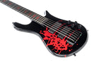 Spector EURO5LXALEX1 Euro5LX Alex Webster - 5 String Electric Bass with Seymour Duncan Humbuckers - Black Gloss with Blood Drip