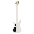 Spector EURO5WHCL Euro 5 Classic - Basse électrique 5 cordes avec double micros simple bobinage - Blanc massif