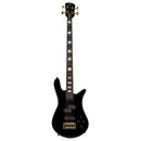 Spector EURO4BKCL Euro 4 Classic - Basse électrique avec matériel doré - Noir massif