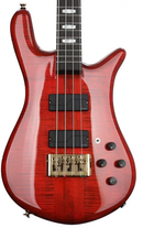Spector EURO4LTSRG Euro 4 LT Rudy Sarzo Signature Basse électrique - Rouge Scarlett Brillant