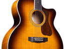 Guild Westerly F-250CE Deluxe - Guitare acoustique Jumbo Cutaway - Burst antiquaire gloss