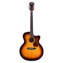 Guild Westerly F-250CE Deluxe - Guitare acoustique Jumbo Cutaway - Burst antiquaire gloss