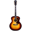 Guild USA F-512E ATB - Guitare électrique acoustique géante 12 cordes - Antique Burst Nitro