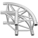 Global Truss F34-SQ-4121-CR-L90 Coin arrondi à 2 voies
