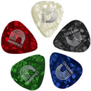 D'Addario 1CAP4-10 Classic Pearl Celluloid Guitar Pick Assortment - Medium, 10 Pack