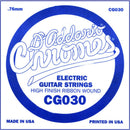 D'ADDARIO CG030 XL PLAINE FLATE PLAINE Single Single Guitar Guitar - .030 Painle