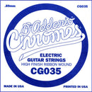 D'Addario CG035 XL Flat Wound Single Electric Guitar String - .035 Gauge