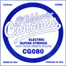 D'Addario CG080 XL PLAINE FLATE Single Guitar Guitar String - .080 Parie