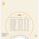 D'Addario EJ95A Arabic Oud String Set Tie End Normal