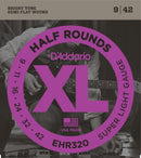 D'Addario EHR320 Half Rounds Electric Guitar Strings - Super Light 9-42