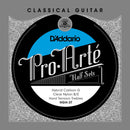 D'Addario HGH-3T Pro-Arte Hybrid Carbon Treble Half String Set - Hard