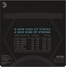 D'Addario NYXL1152 Cordes électriques enroulées en nickel - Dessus moyen/Bas lourd 11-52