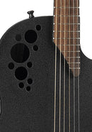 Ovation 1778TX-5 Elite TX Mid-Depth Acoustic - Black - Red One Music