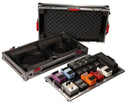 Gator G-TOUR-PEDALBOARDLGW Grand Pédalier avec Roues et Flight Case