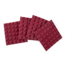 Gator Frameworks GFW-ACPNL1212PBDY-4PK 12x12" Acoustic Pyramid Panel - Burgundy, 4 Pack