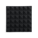 Gator Frameworks GFW-ACPNL1212PCHA-8PK 12X12 "Panneau pyramide acoustique - Charcoal, 8 pack