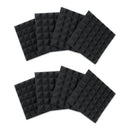 Gator Frameworks GFW-ACPNL1212PCHA-8PK 12X12 "Panneau pyramide acoustique - Charcoal, 8 pack