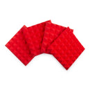 Gator Frameworks GFW-ACPNL1212PRED-4PK 12x12" Acoustic Pyramid Panel - Red, 4 Pack