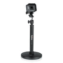 Gator Frameworks GFW-MIC-CAMERA-MT Camera Mount Mic Stand Adapter w/ Ball-and-Socket Head