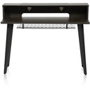 GATOR GFW-ELITEKEYTBL61-BRN ELITE MEUBLES SERIE Table du clavier - 61-note, Dark Walnut